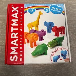 NEW SmartMax My First Safari Animals STEM Magnetic Discovery Building Set Soft A